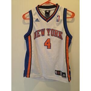 ADIDAS NBA NEW YORK KNICKS NATE ROBINSON #4 BASKETBALL YOUTH JERSEY WHITE M